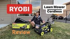 RYOBI Cordless Electric Self-Propelled Lawn Mower Review - Cordless Lawn Mower Electric review 40V