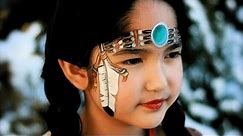 Native Indian American girl - Pocahontas face painting & makeup tutorial