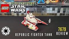 LEGO Star Wars Republic Fighter Tank 7679 Review! One of the Very Best Clone Wars Sets Produced...