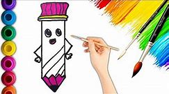 Cute pencil Drawing in easy way for kids and Begginers .. Drawing cute things