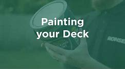 How To Paint Decking | DIY Tips from Ronseal