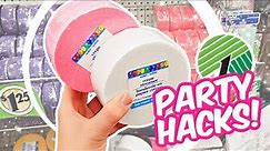 Grab $1 Party Supplies From the Dollar Store for these UNBELIEVABLE Party HACKS! | Krafts by Katelyn