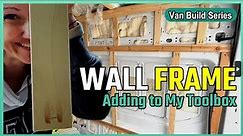 DIY Framing | Pocket Holes & Furring Strips (Wall Frame) | Transit Van Conversion Series [10]