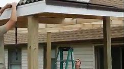 DIYTyler - Quick roofing install on the (is it a pergola?)...
