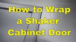 3M DI-NOC how to wrap Shaker Cabinet Door - Carbon fiber - Architectural Films - RM wraps