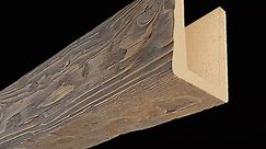 Faux Wood Ceiling Beams - Molded Series - 3-Sided - RUSTIC TIMBER (Quick-Ship)