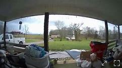 Doorbell Cam Captures Tornado Destruction