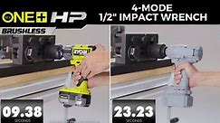 Head-to-Head: The 18V ONE HP Brushless 4-Mode 1/2” Impact Wrench