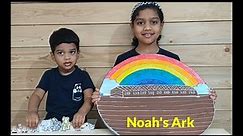 Story-8 |Noah's Ark |Bible story |Art & Craft |Sunday school Activity | Hailjes