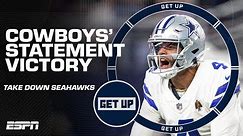 THE BIG STATEMENT the Cowboys made with a 41-35 win vs. the Seahawks 💥 | Get Up