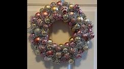 DIY ornament wreath/ Christmas Wreath