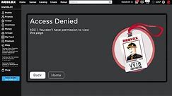 This happens when you get IP Banned on roblox!