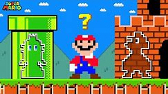 Mario HIDE And SEEK Challenge. But Using Shapeshift To Cheat in Super Mario Bros.