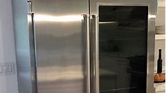 Sub Zero Mac Daddy King of All Fridges 6 Tons of steel and glass #millvalley #subzero #realestate #millvalleyrealestate #millvalleyhome #millvalleyNEST #sfrealestate #marinhome #foryoupage #fyp #homedecor #marinrealestate #fridgetok #fridge #fridgetour