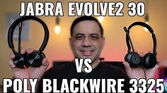 Jabra Evolve2 30 Vs Poly Blackwire 3325 Call and Audio Samples