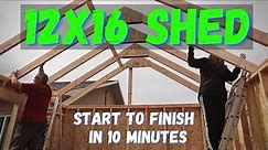 DIY Shed Build Time Lapse (12X16)