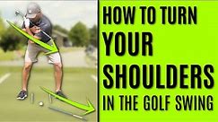 GOLF: How To Turn Your Shoulders In The Golf Swing