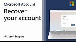 How to recover your Microsoft account [VIDEO]