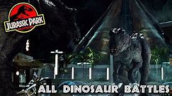 Every Dinosaur Battle in the Jurassic Park Series