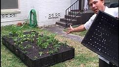 How to Build a FREE Plastic Crate Raised Bed Garden