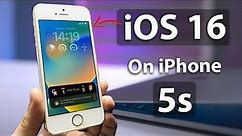 iOS 16 Update for iPhone 5s || How to Update iPhone 5s on iOS 16🔥🔥
