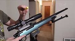 Shell Ejecting Nerf M24 Bolt Action Sniper Review