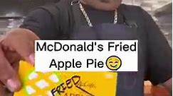 This McDonald’s Fried Apple Pie is so accurate!! 🔥🤤 #mcdonalds #applepie #fried #yummy #viral #reels | Smokin' and Grillin' with AB