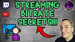 How to choose PERFECT BITRATE SETTINGS! | BEST Streamlabs OBS SECRETS TIPS and TRICKS!