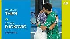 Dominic Thiem vs Novak Djokovic Full Match | Australian Open 2020 Final