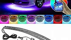 Car Underglow Lights,Dream Color Exterior Car LED Lights Kits 4pcs (2 x 59inch+2 x 35inch) LED Strips with App Control,Sync to Music for Car,Suvs,Trucks.DC12V.