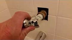 Delta shower valve handle removal / bonnet nut stuck / replacement