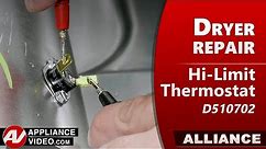 Dryer - No Heat - Hi-Limit Thermostat Repair and Diagnostic