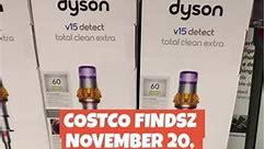 Costco Findsz November 20, 2023 - Dyson V15 Detect Total Clean Extra Cordless Stick Vacuum - $ 499.99 #costco #costcofinds #dyson #vacuum #cordlessvacuumcleaner #stickvacuum