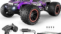 HAIBOXING RC Cars, 1:14 Hobby Fast Remote Control Cars for Adults, 39km/h High-Speed 4x4 Off-Road RC Truck RC Monster Truck Waterproof Crawler Racing Buggy 2 Batteries for Boys, Kids