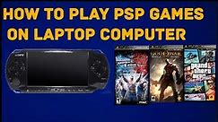 how to play psp games on pc laptop in hindi