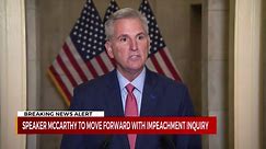 McCarthy directs House committees to open Biden impeachment inquiry