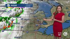 Severe storms on the way to metro Detroit