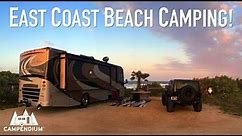 East Coast Beach Camping - RV & tent camping on or near the beach