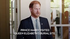Prince Harry Visits Grandmother Queen Elizabeth's Burial Site at Windsor Castle on First Anniversary of Death