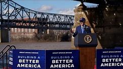 Biden visits Kentucky; highlights infrastructure, bipartisanship