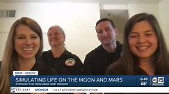 Simulating life on the moon and Mars