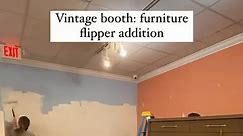 A vintage booth for furniture flipping!! Drop your questions below ⬇️ | Flipped by Abby