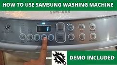 How To Use Samsung Washing Machine | Demo Included | Pakref.com