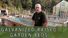 Galvanized Corrugated Panel Raised Garden Bed