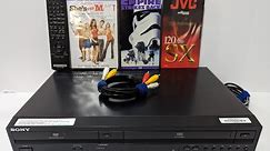 Sony SLV-D380P DVD VCR Combo Ebay Listing