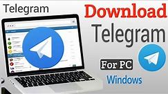 How To Download And Install Telegram On Windows | Telegram For Desktop | PC
