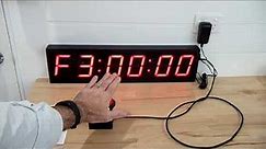 SCC20 - BIG RED BUTTON timer demonstration.