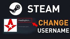 How to Change Steam Profile Name