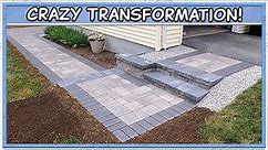Laying a Paver Walkway & Concrete Block Steps