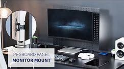 MOUNT-PB1 Single Monitor Pegboard Panel Mount by VIVO